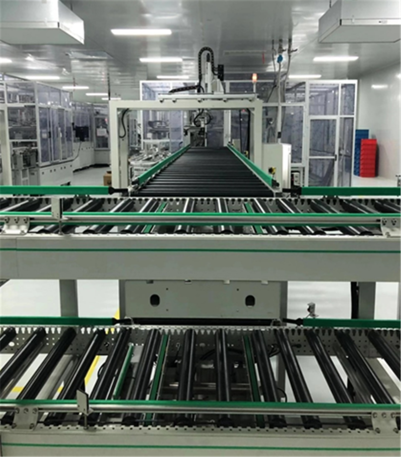Intelligent logistics warehousing system - automatic transportation and sorting system